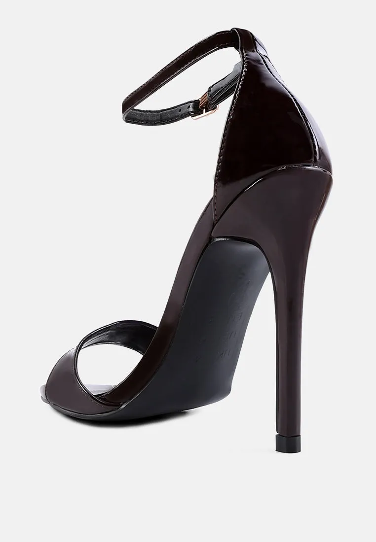 New Flame Ankle Strap Stiletto Heel Sandals By Ruw