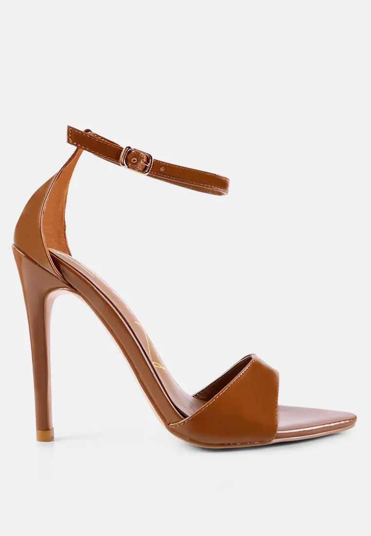 New Flame Ankle Strap Stiletto Heel Sandals By Ruw