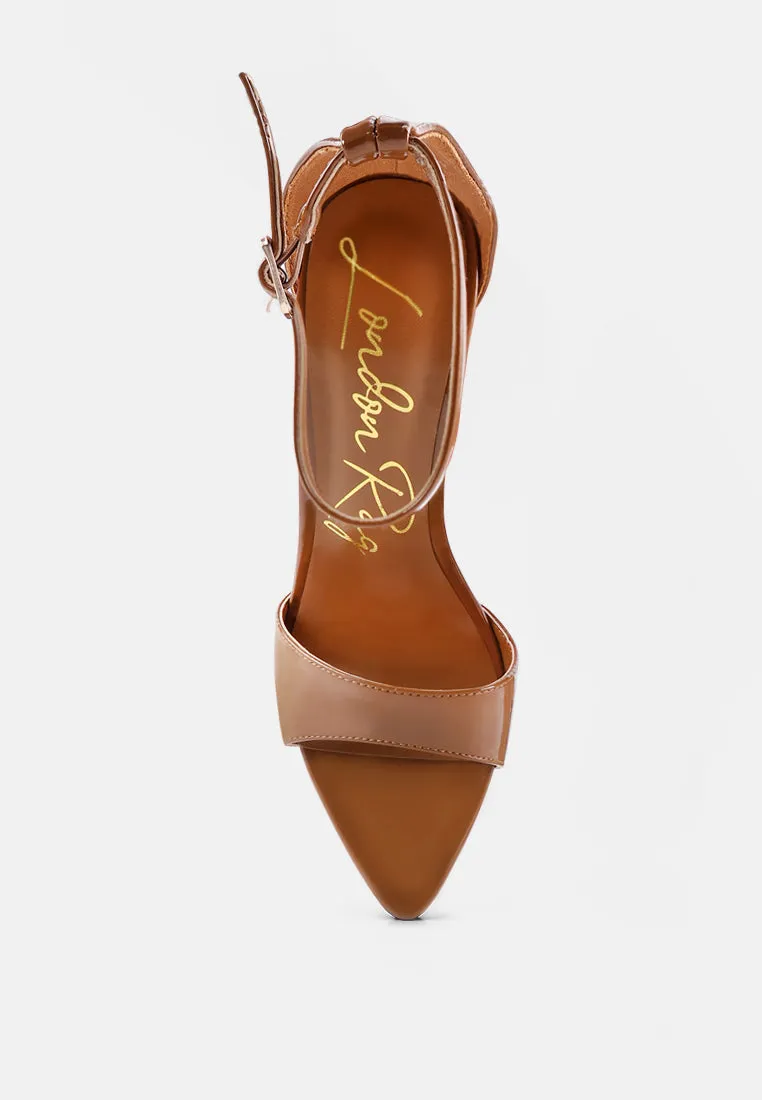 New Flame Ankle Strap Stiletto Heel Sandals By Ruw