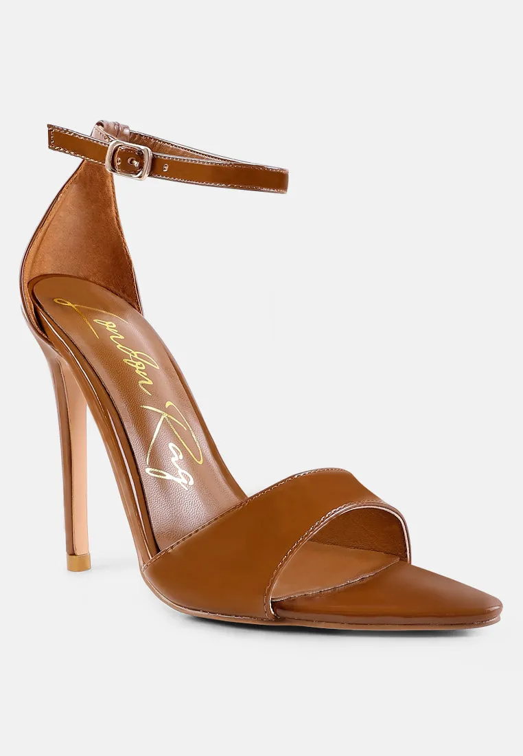 New Flame Ankle Strap Stiletto Heel Sandals By Ruw