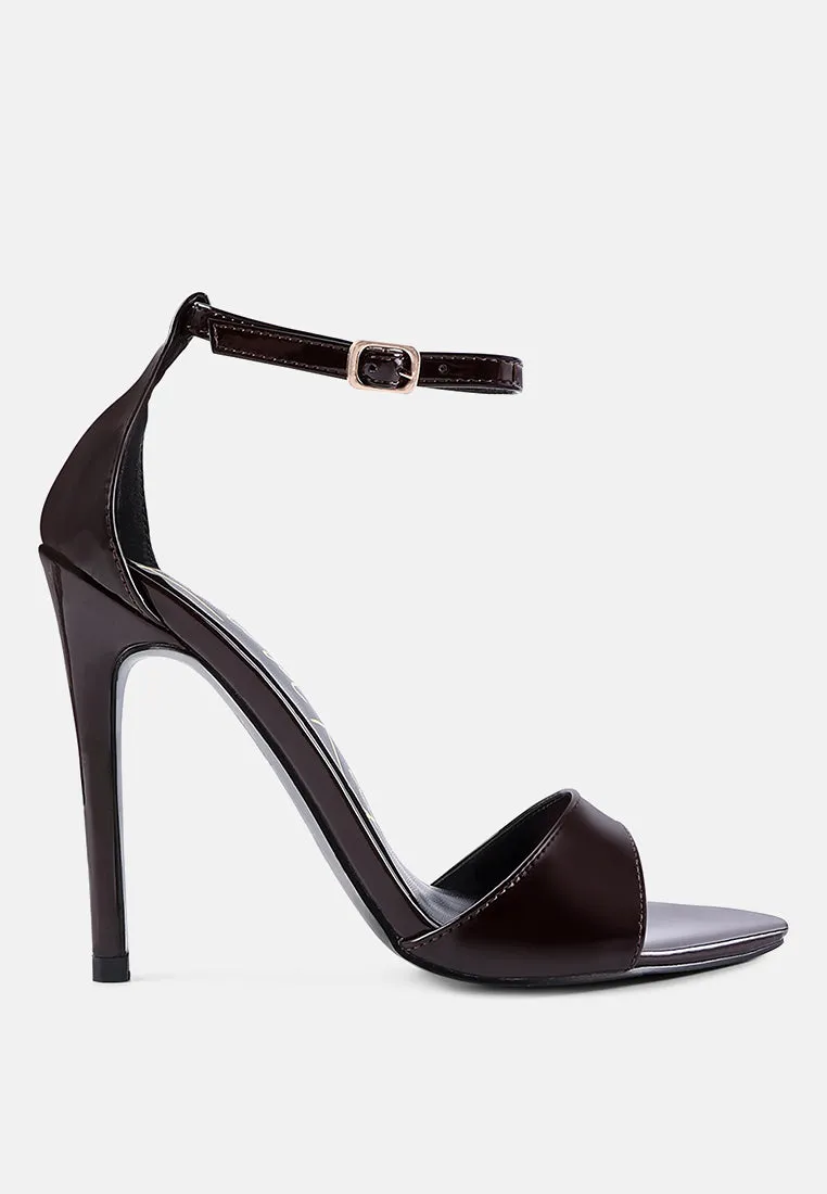 New Flame Ankle Strap Stiletto Heel Sandals By Ruw
