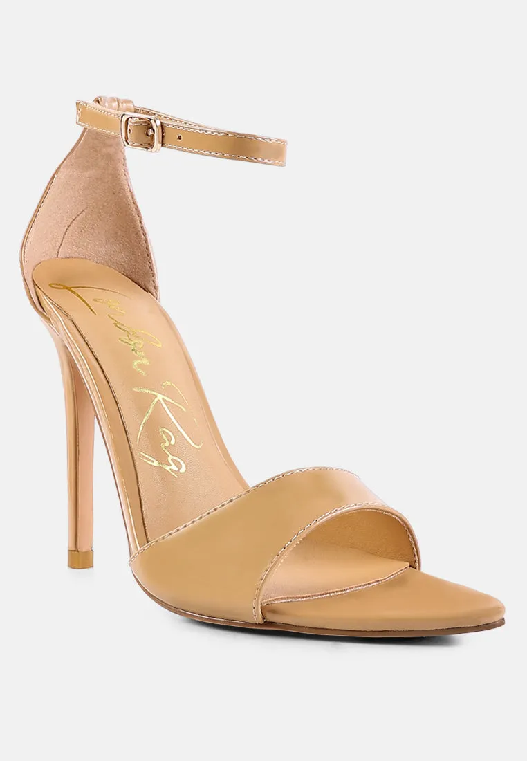 New Flame Ankle Strap Stiletto Heel Sandals By Ruw