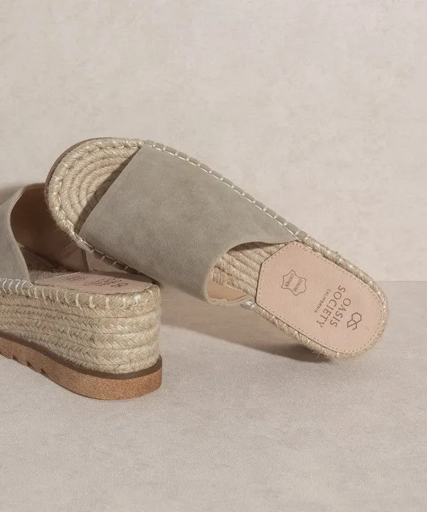 OASIS SOCIETY Ivy - Espadrille Platform Slide