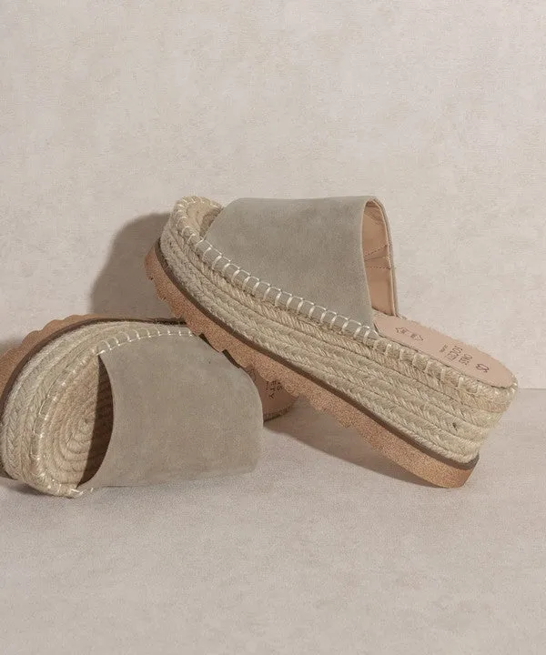 OASIS SOCIETY Ivy - Espadrille Platform Slide