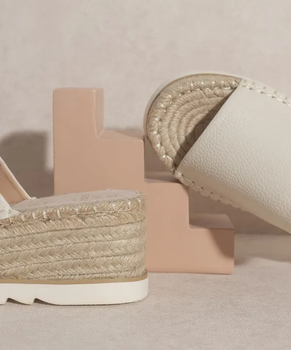 OASIS SOCIETY Ivy - Espadrille Platform Slide