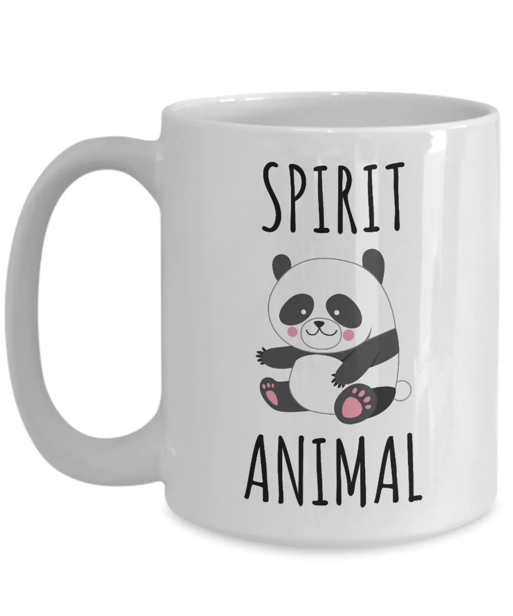 Panda Related Gag Gifts Panda Bear Mug Spirit Animal Coffee Cup