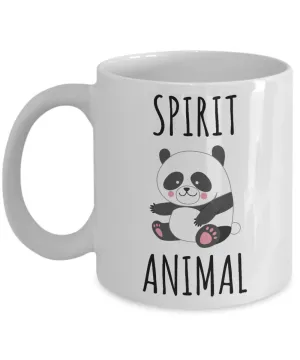 Panda Related Gag Gifts Panda Bear Mug Spirit Animal Coffee Cup