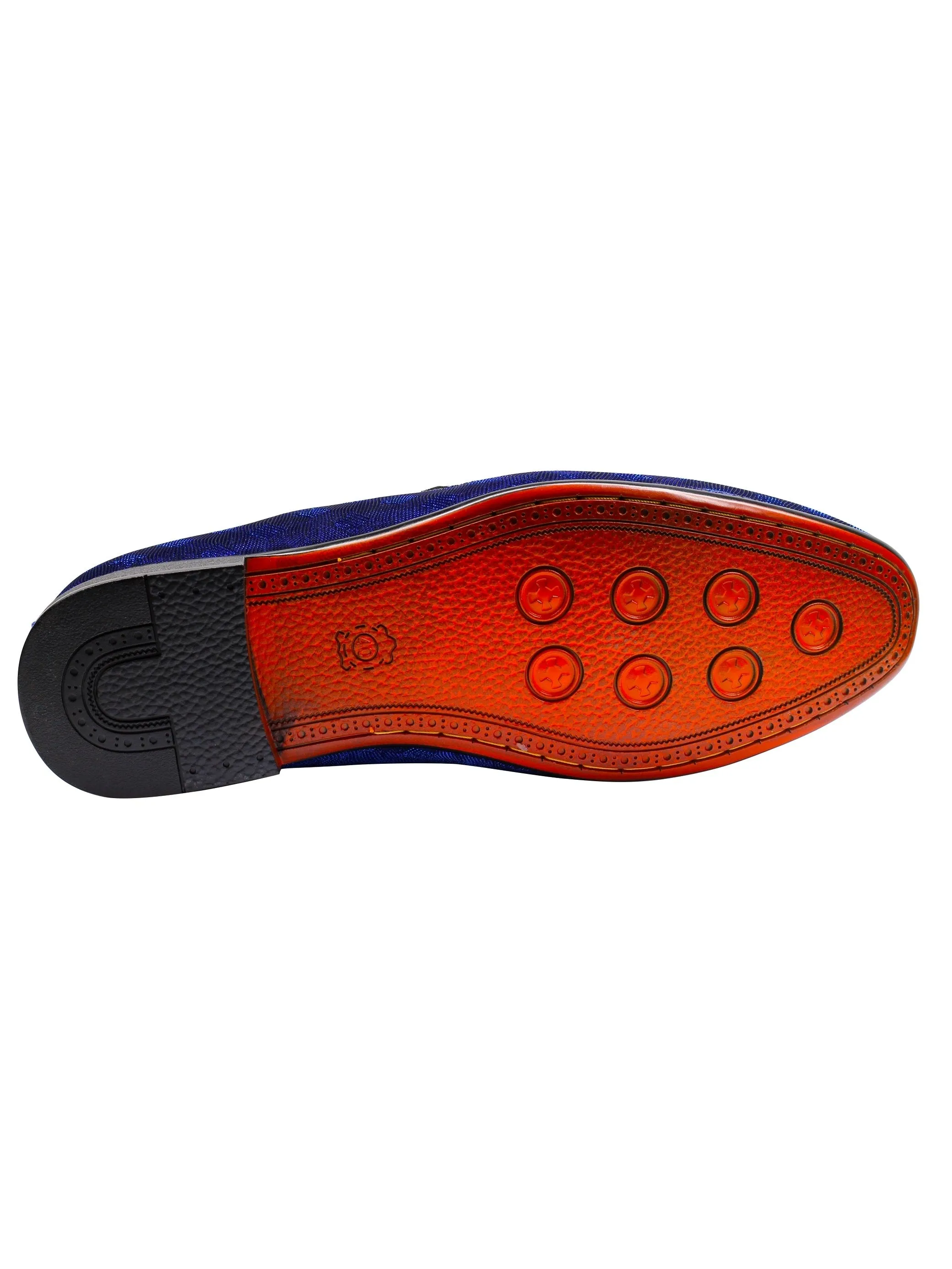 Party Loafers with Glittery Print