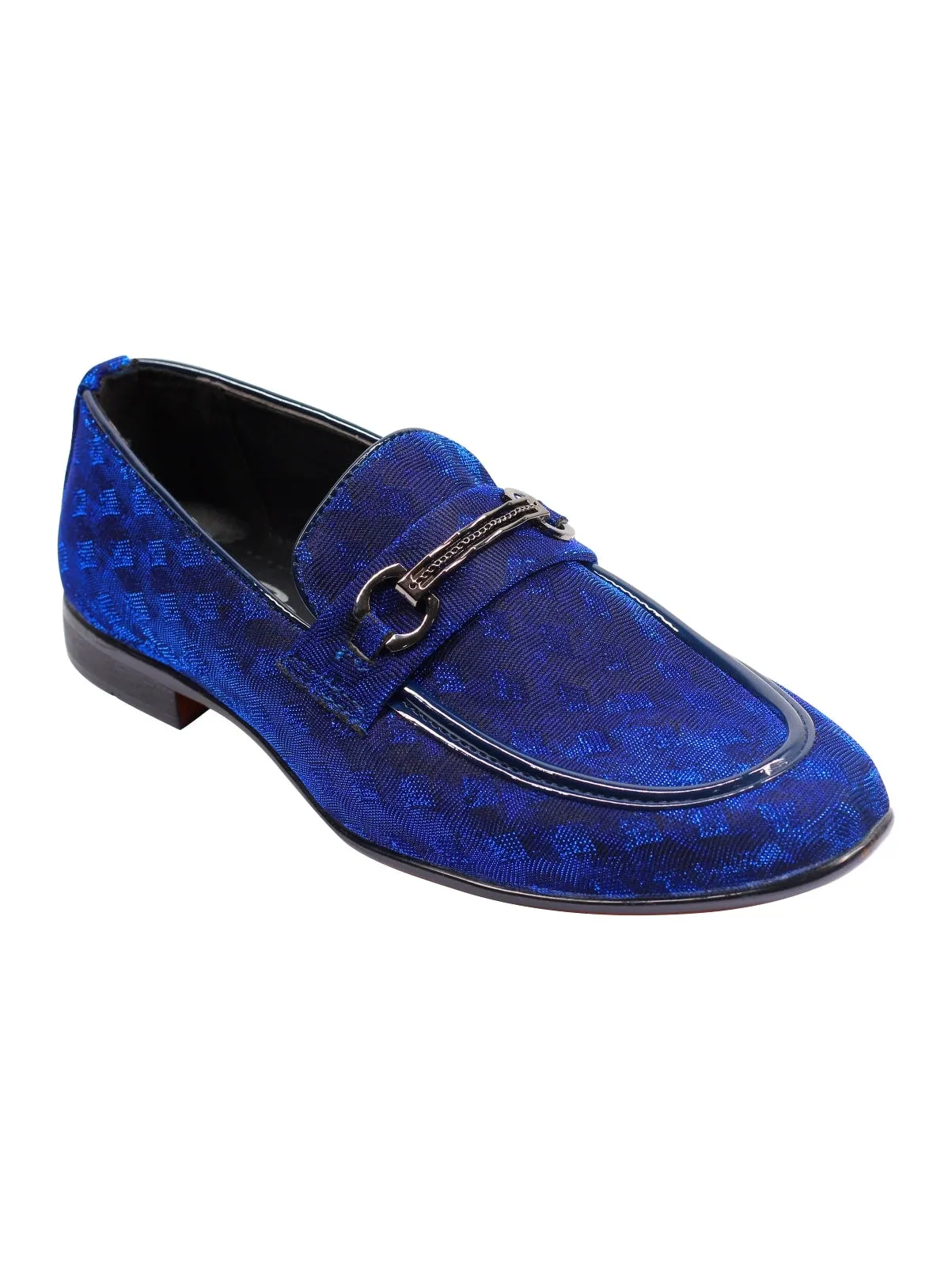 Party Loafers with Glittery Print