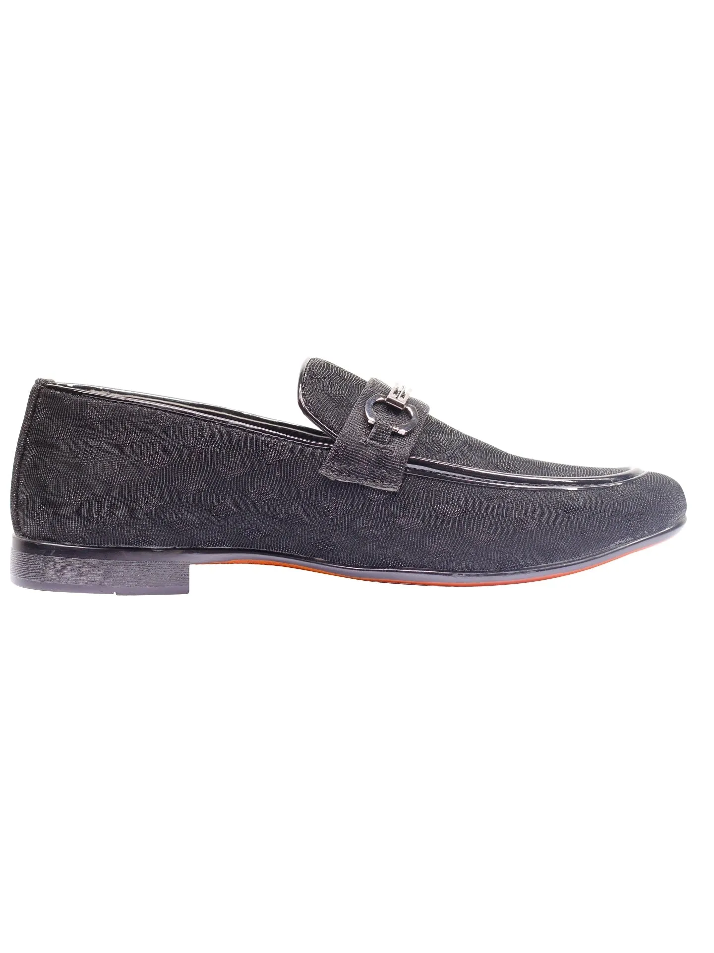 Party Loafers with Glittery Print