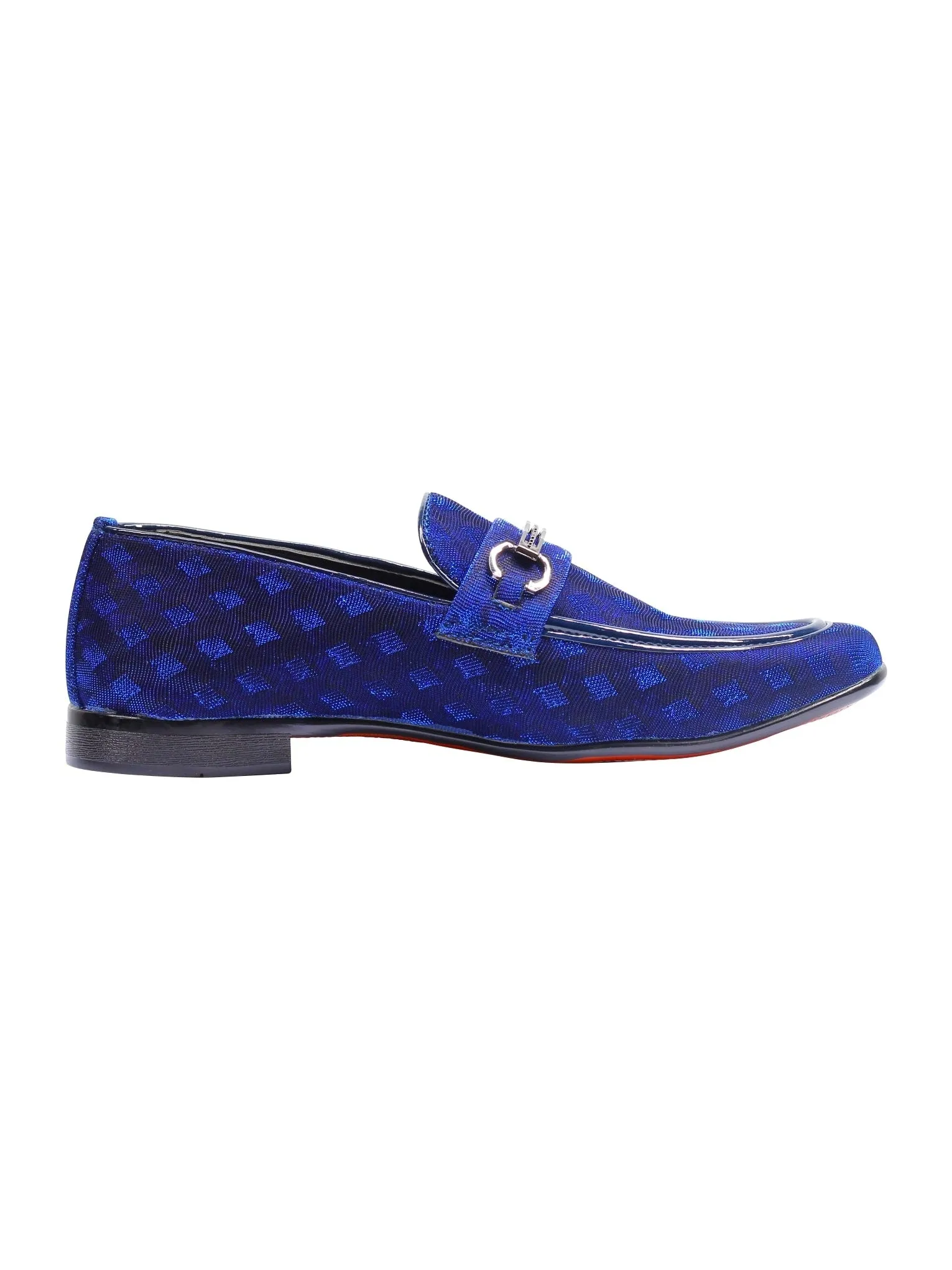 Party Loafers with Glittery Print