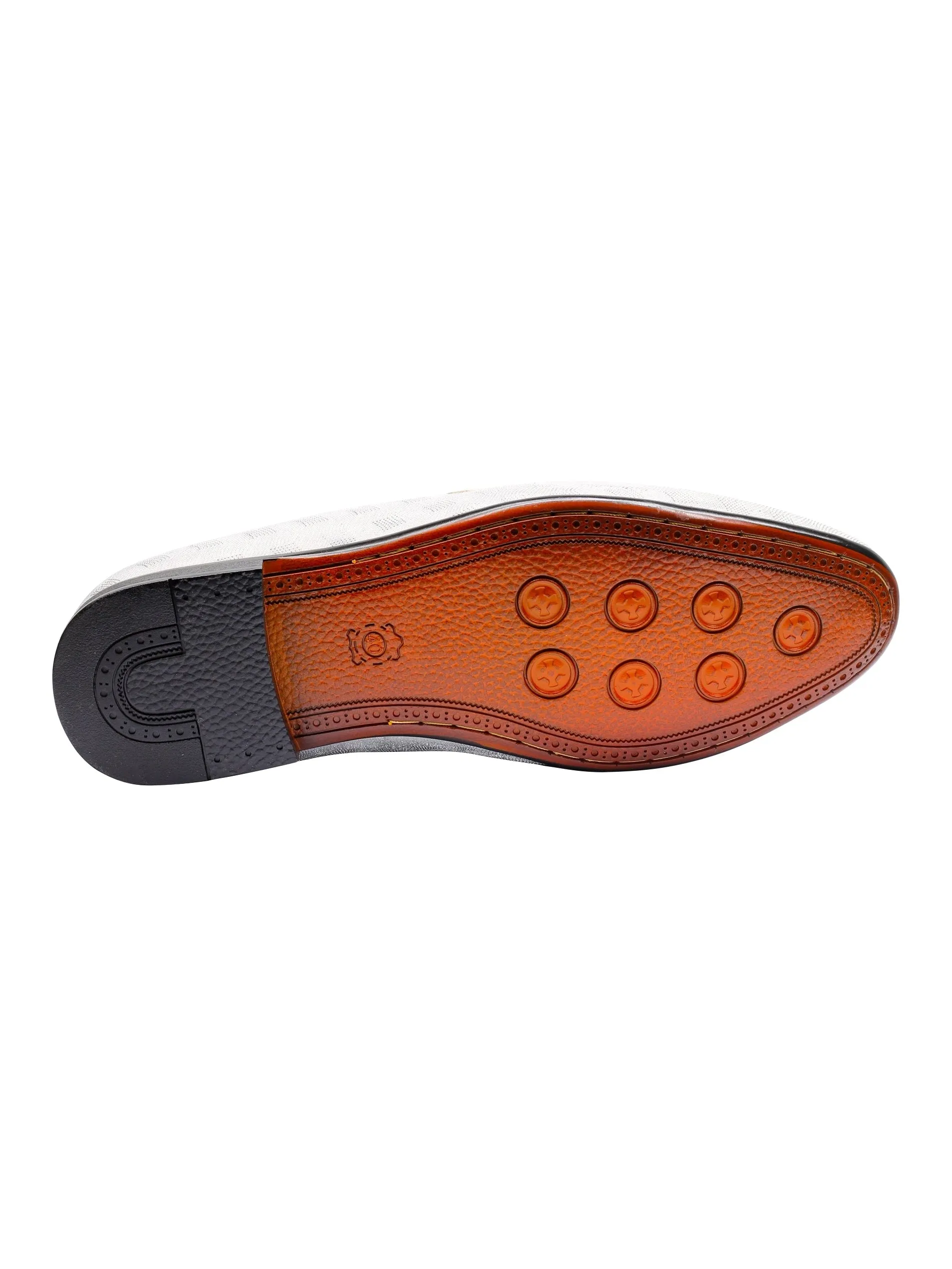 Party Loafers with Glittery Print