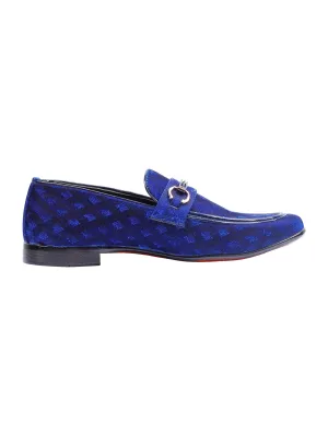Party Loafers with Glittery Print