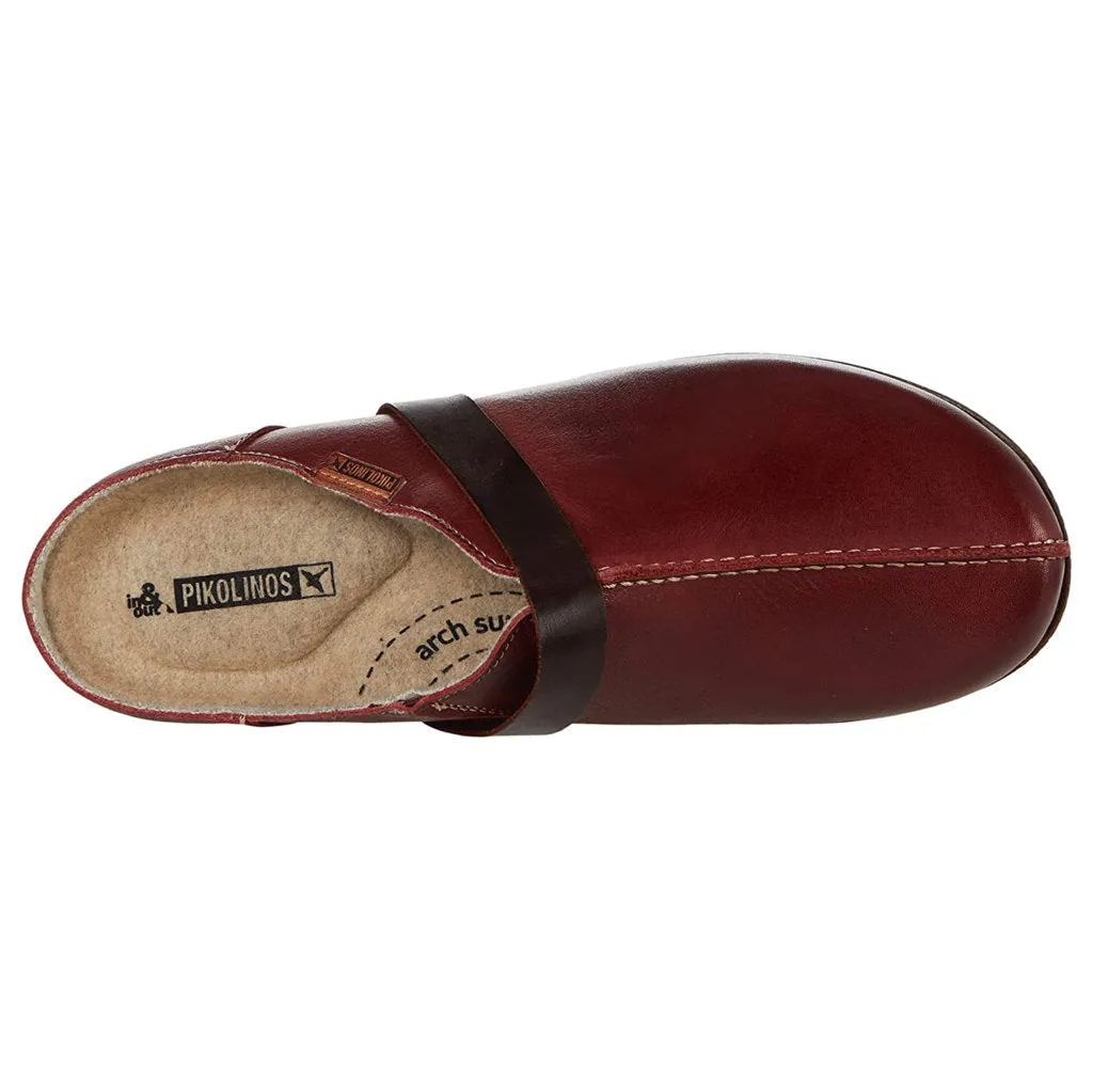 Pikolinos Granada Calfskin Leather Women's Slip On Clogs