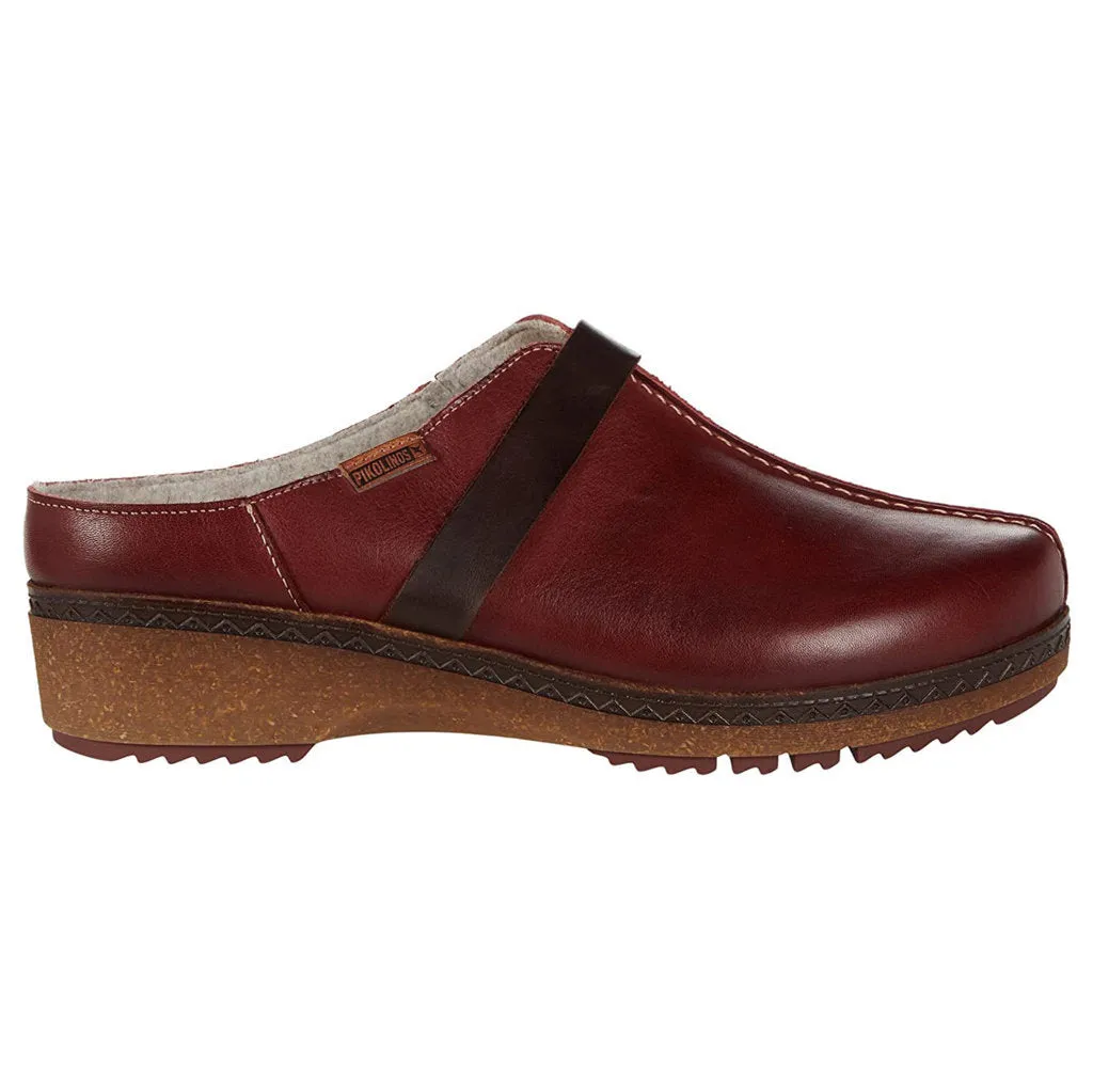 Pikolinos Granada Calfskin Leather Women's Slip On Clogs