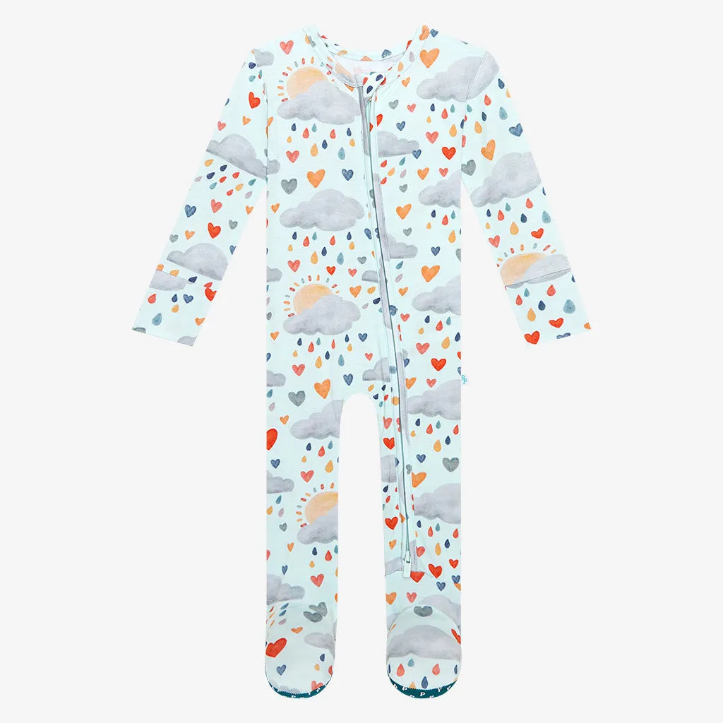 Posh Peanut Briella Footie with Zipper