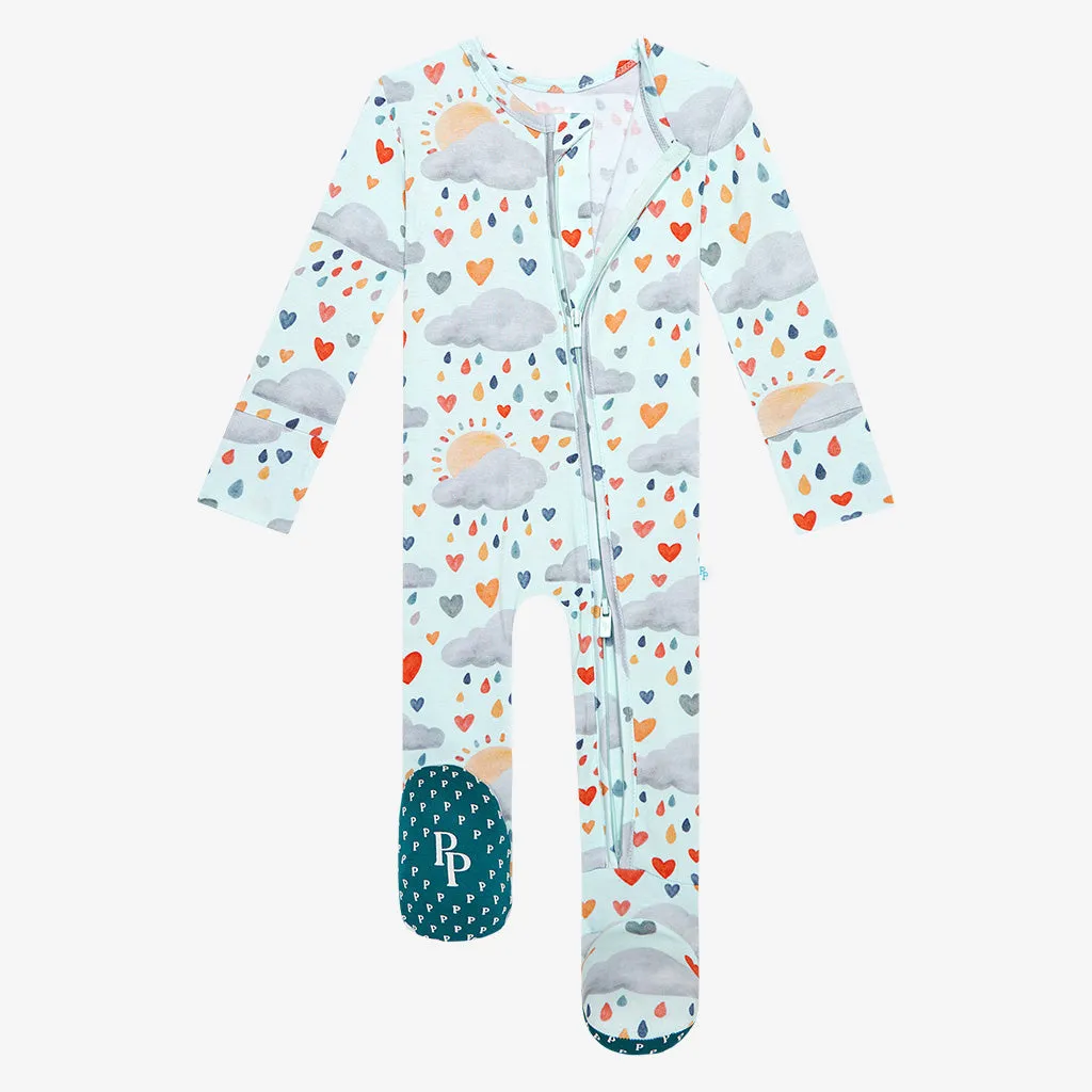 Posh Peanut Briella Footie with Zipper