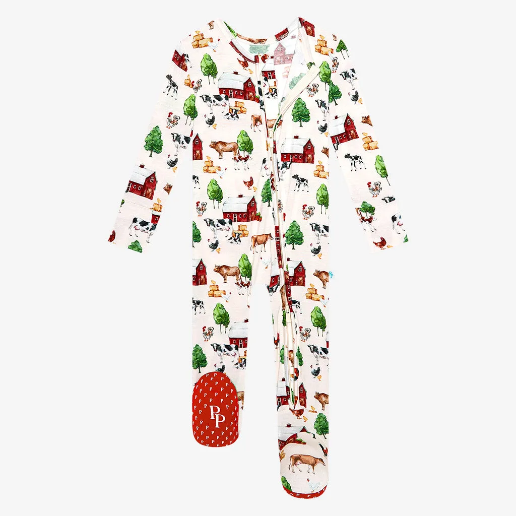 Posh Peanut Nashville Zippered Footie