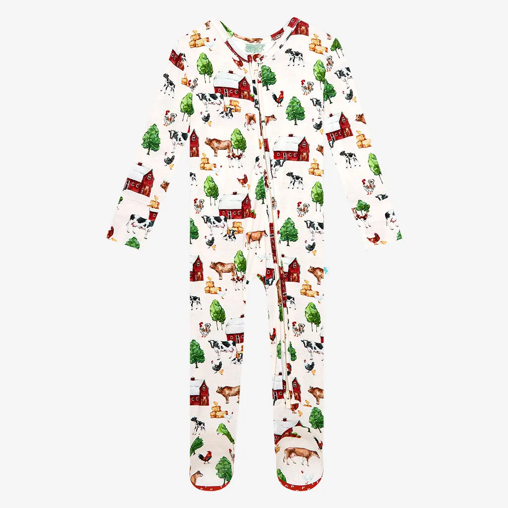 Posh Peanut Nashville Zippered Footie