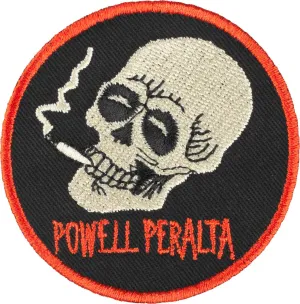 Powell Peralta - Smoking Skull Patch