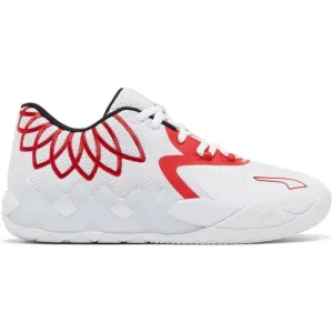 Puma LaMelo Ball MB.01 Lo 'Team Colors White High Risk Red'