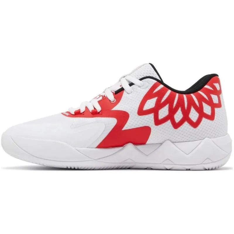Puma LaMelo Ball MB.01 Lo 'Team Colors White High Risk Red'