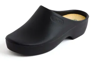 PURCEL CLASSIC CLOGS (open-back), BLACK