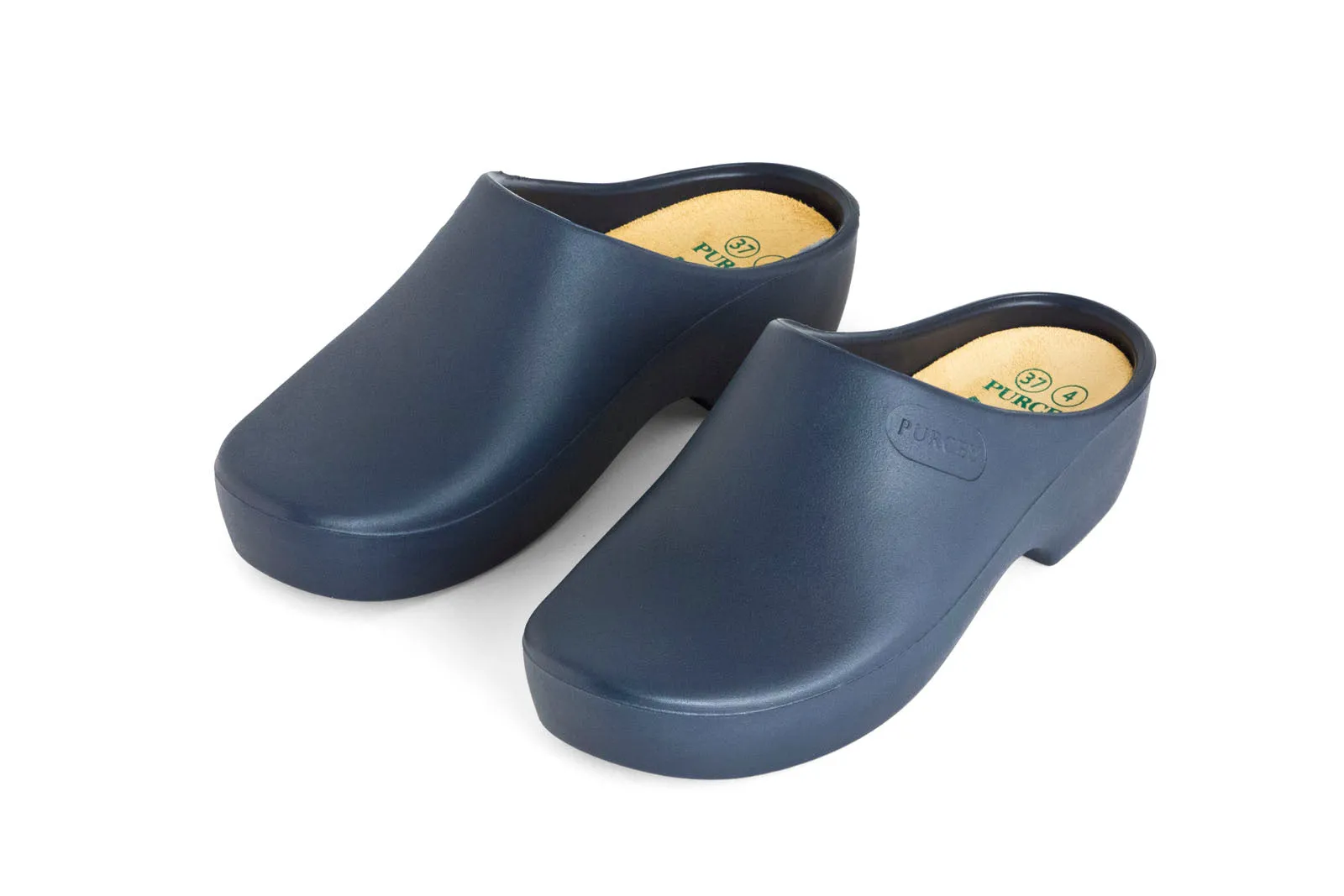 PURCEL CLASSIC CLOGS (open-back), BLUE