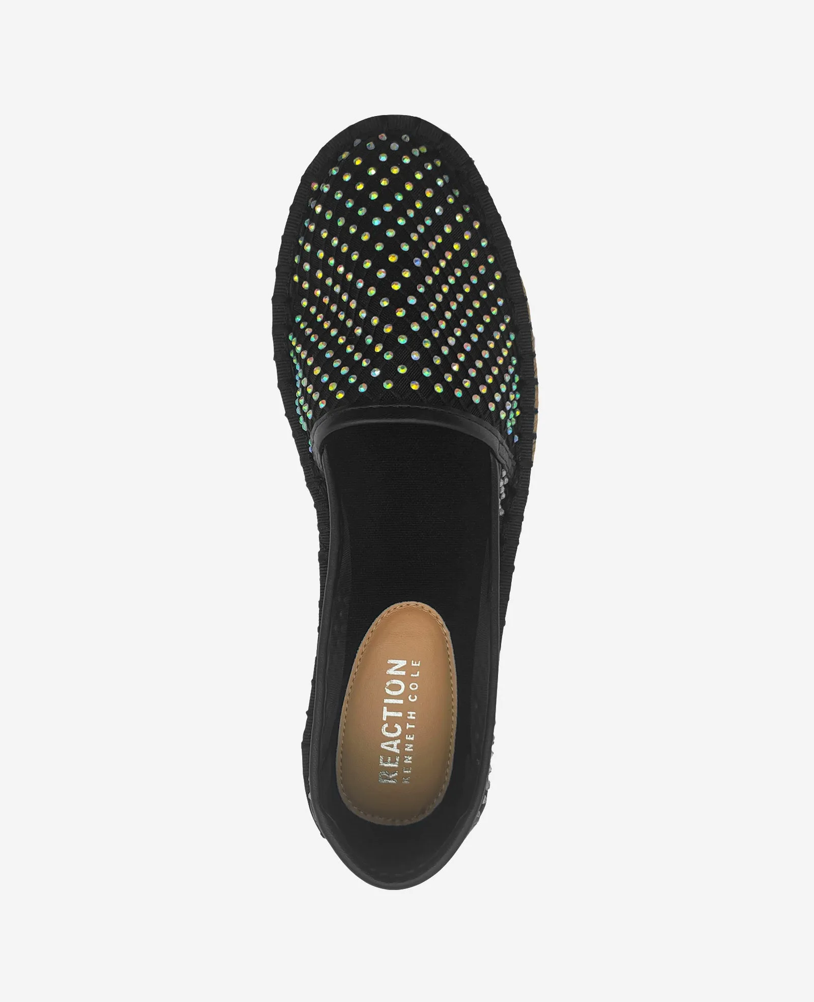 REACTION - Bonne Crystal Mesh Espadrille