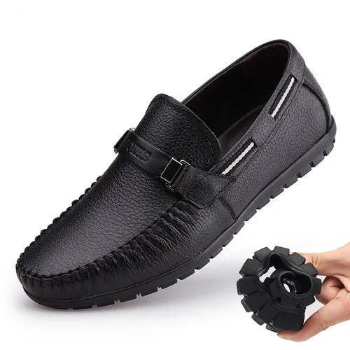 Real Leather Men Flats Genuine Leather Men Boat Shoes,Fashion Men Moccasins Shoes Chaussure Homme Soft Men Shoes