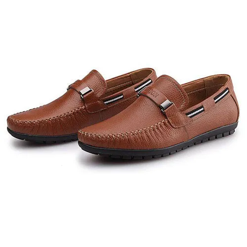 Real Leather Men Flats Genuine Leather Men Boat Shoes,Fashion Men Moccasins Shoes Chaussure Homme Soft Men Shoes