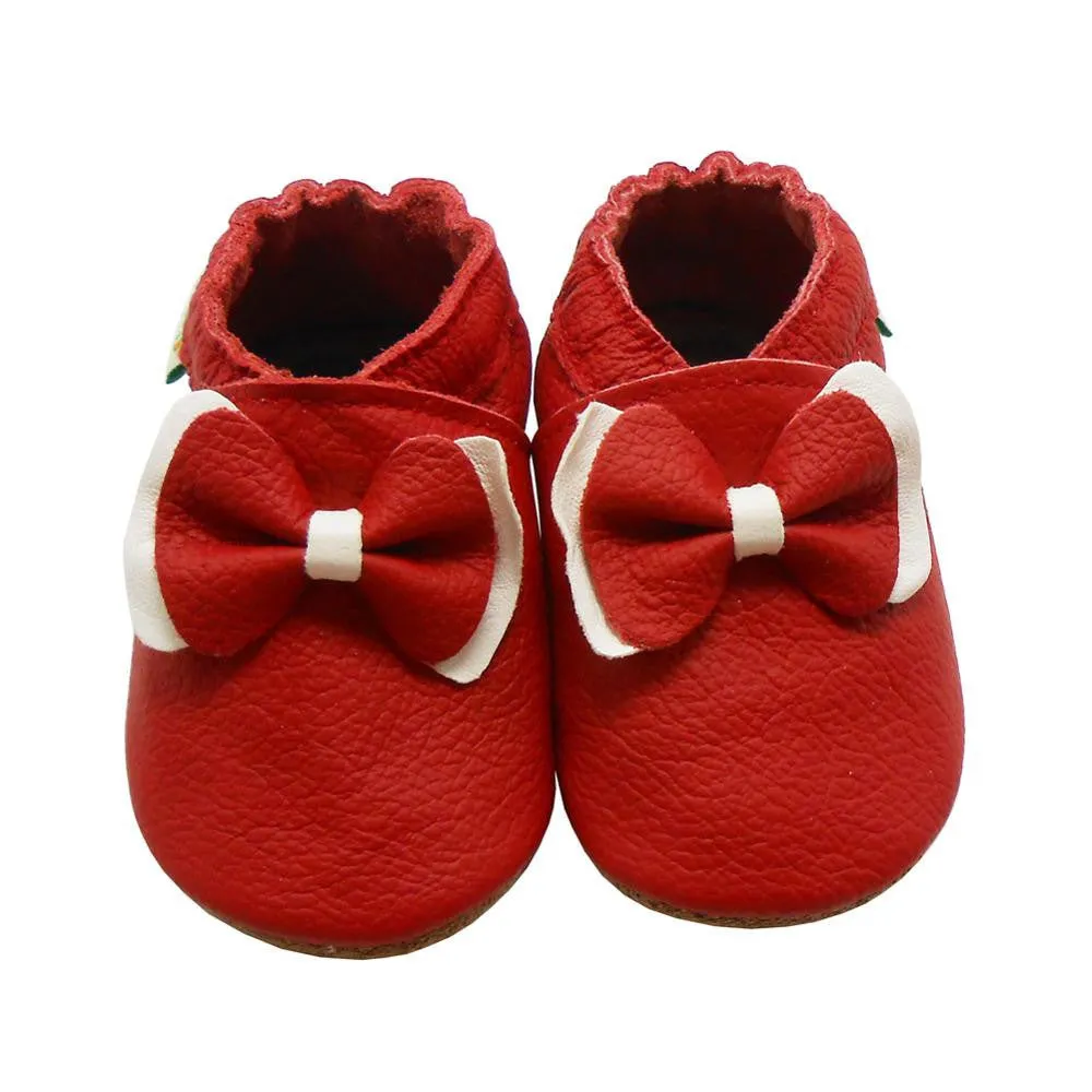 Sayoyo Fashion Cow Leather Baby Moccasins Soft Soled Baby Boy Shoes Girl born Infant Crib Shoes First Walkers