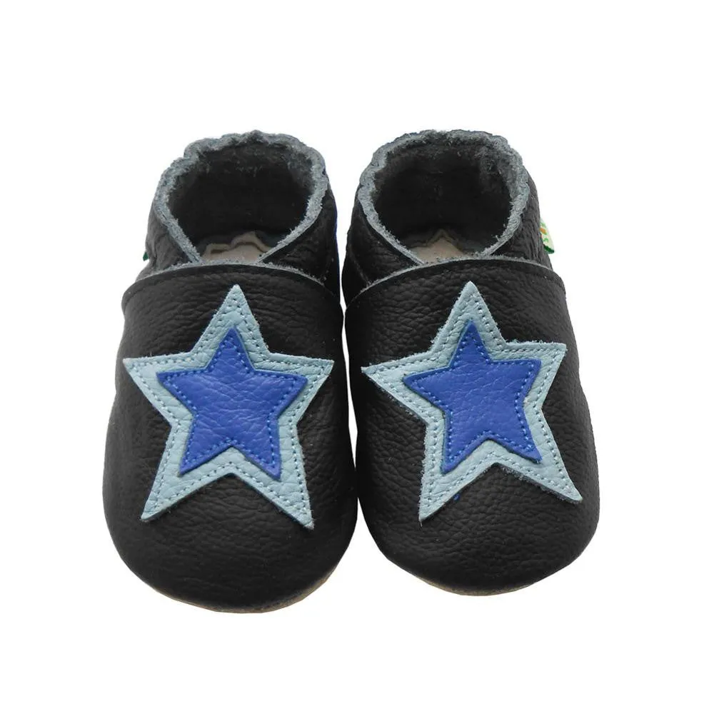 Sayoyo Fashion Cow Leather Baby Moccasins Soft Soled Baby Boy Shoes Girl born Infant Crib Shoes First Walkers