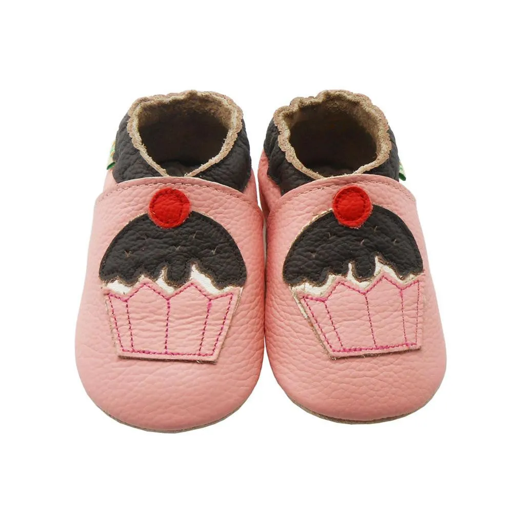 Sayoyo Fashion Cow Leather Baby Moccasins Soft Soled Baby Boy Shoes Girl born Infant Crib Shoes First Walkers