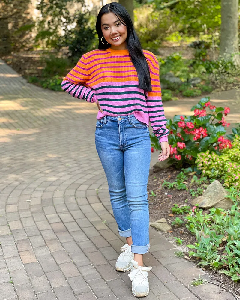 Serena Striped Sweater