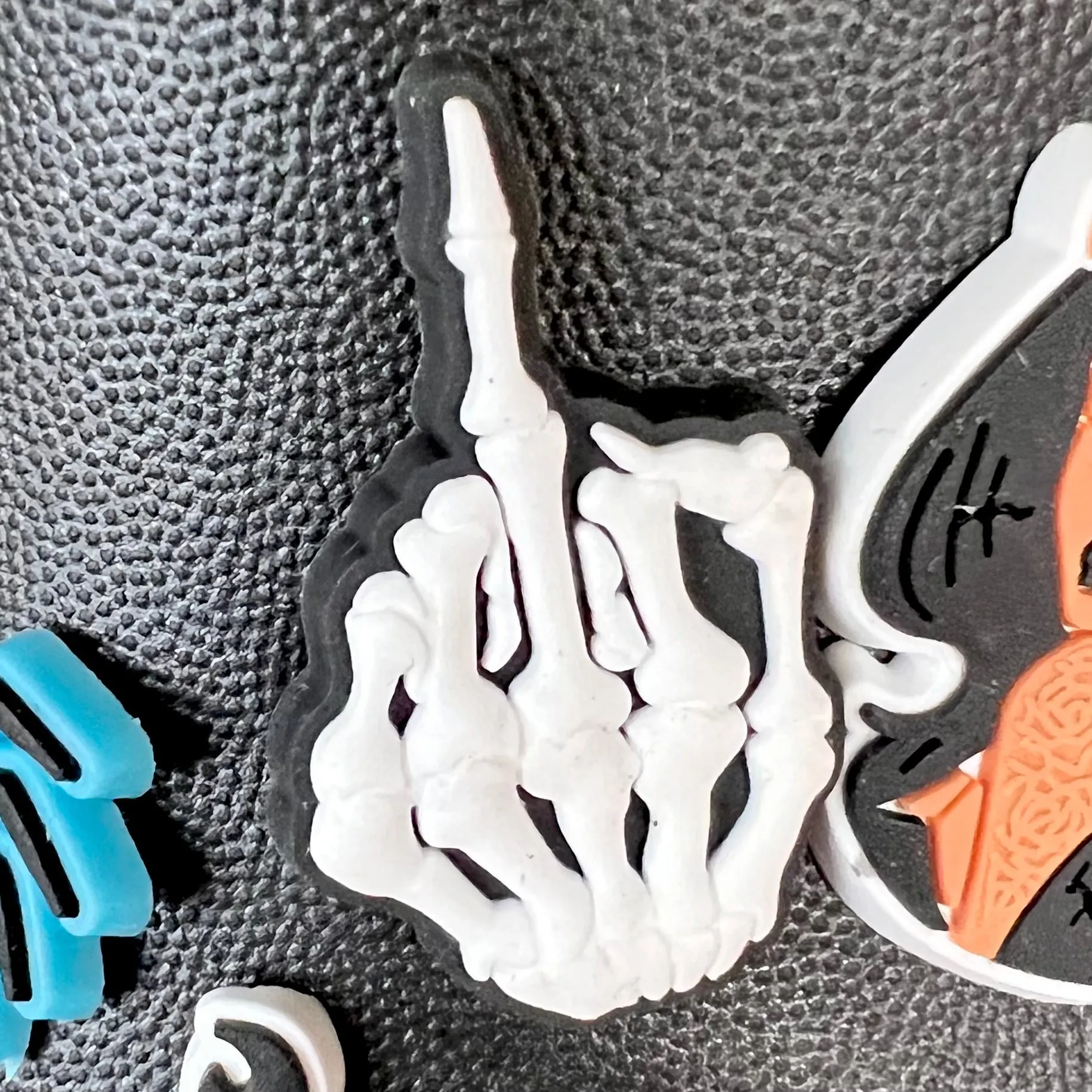 SHOE CHARMS - SKELETON FINGER