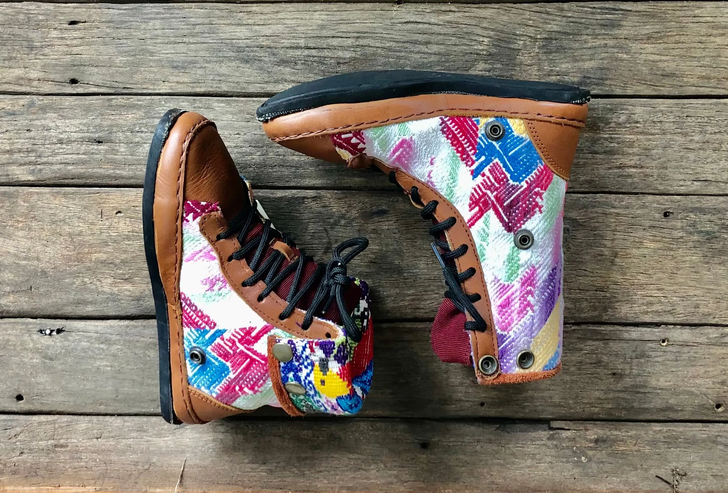 Size 35 - Fold down Desert Boots - Pastels