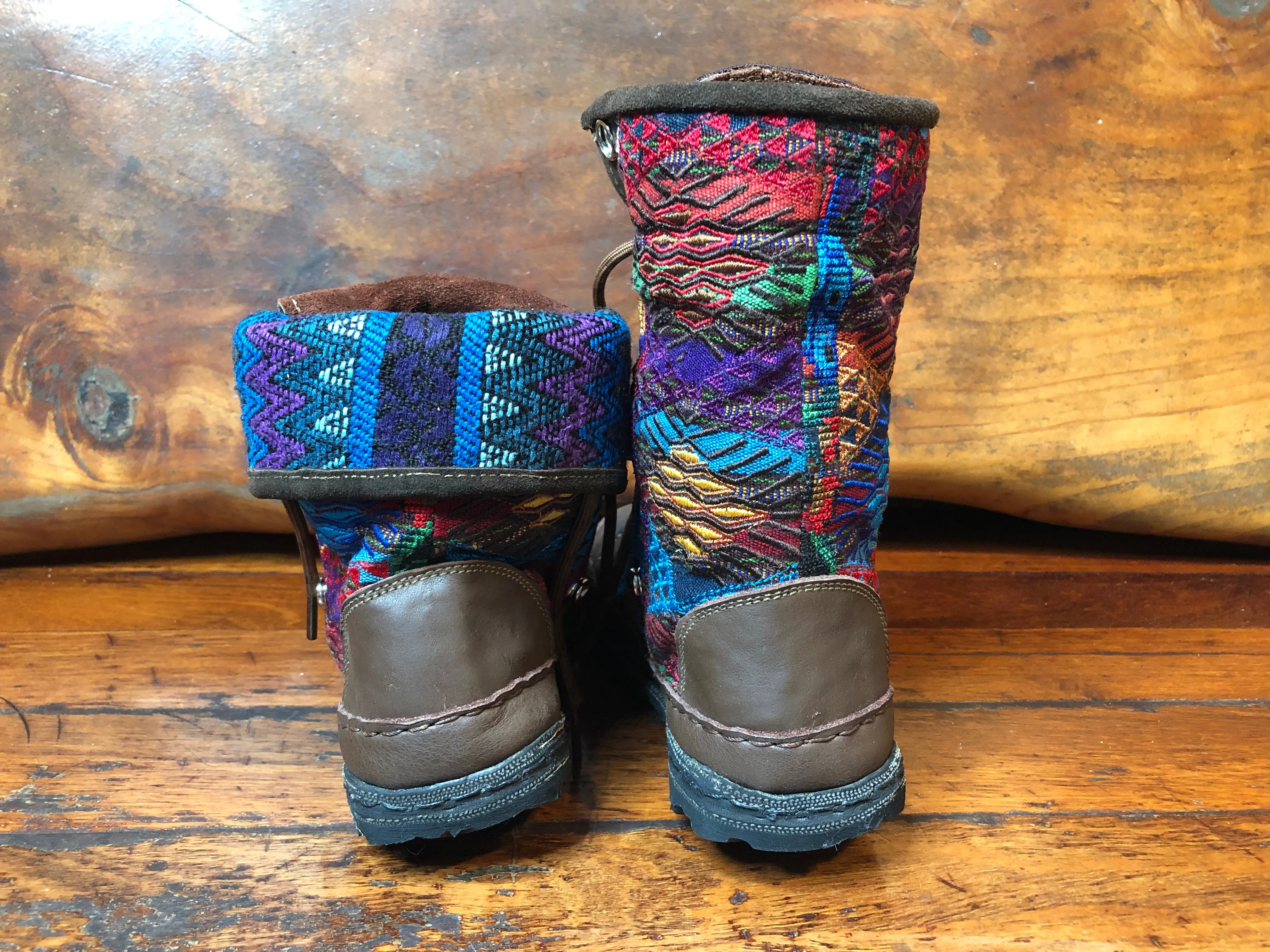 Size 38 Deluxe Desert Boots - Aztec Fiesta
