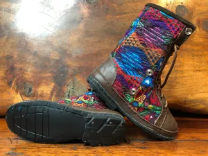 Size 38 Deluxe Desert Boots - Aztec Fiesta