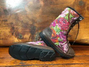 Size 38 Deluxe Desert Boots - Classic Rose Garden