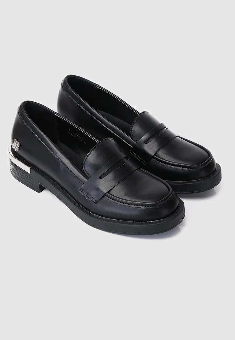 Smile Feels Good Loafers (Black)