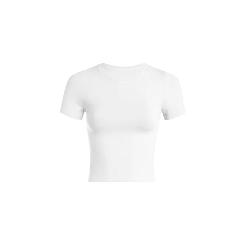 Smooth Crew Neck Baby Tee Top