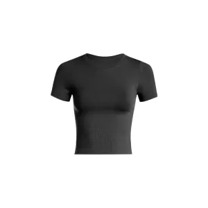 Smooth Crew Neck Baby Tee Top