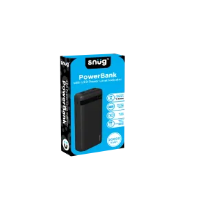Snug 20 000mAh LED2 Powerbank Black