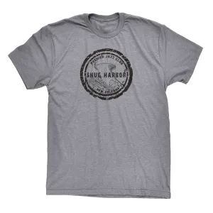 Snug Harbor Saxophone in the Round Heather Grey T-Shirt