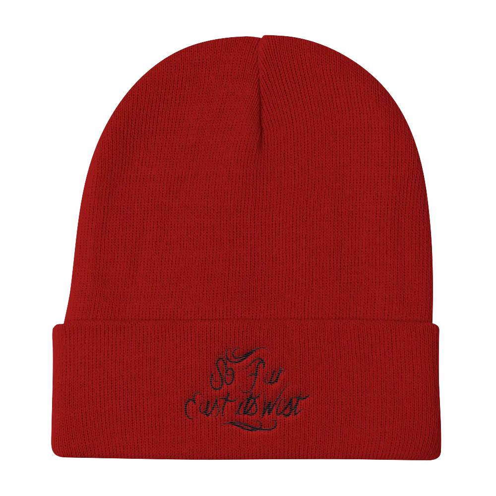 So Far East It's West Knit Beanie