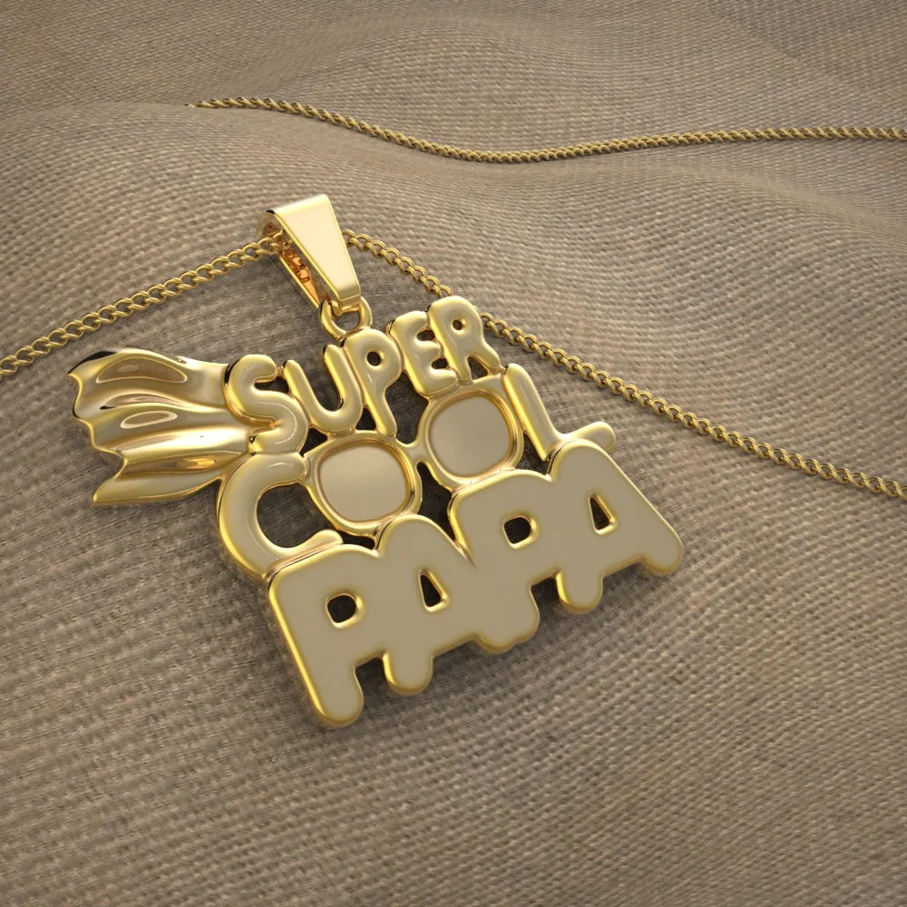 Super Cool Papa Necklace