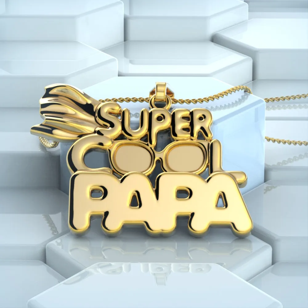 Super Cool Papa Necklace