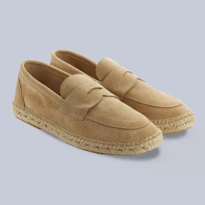 Tan Suede Espadrilles