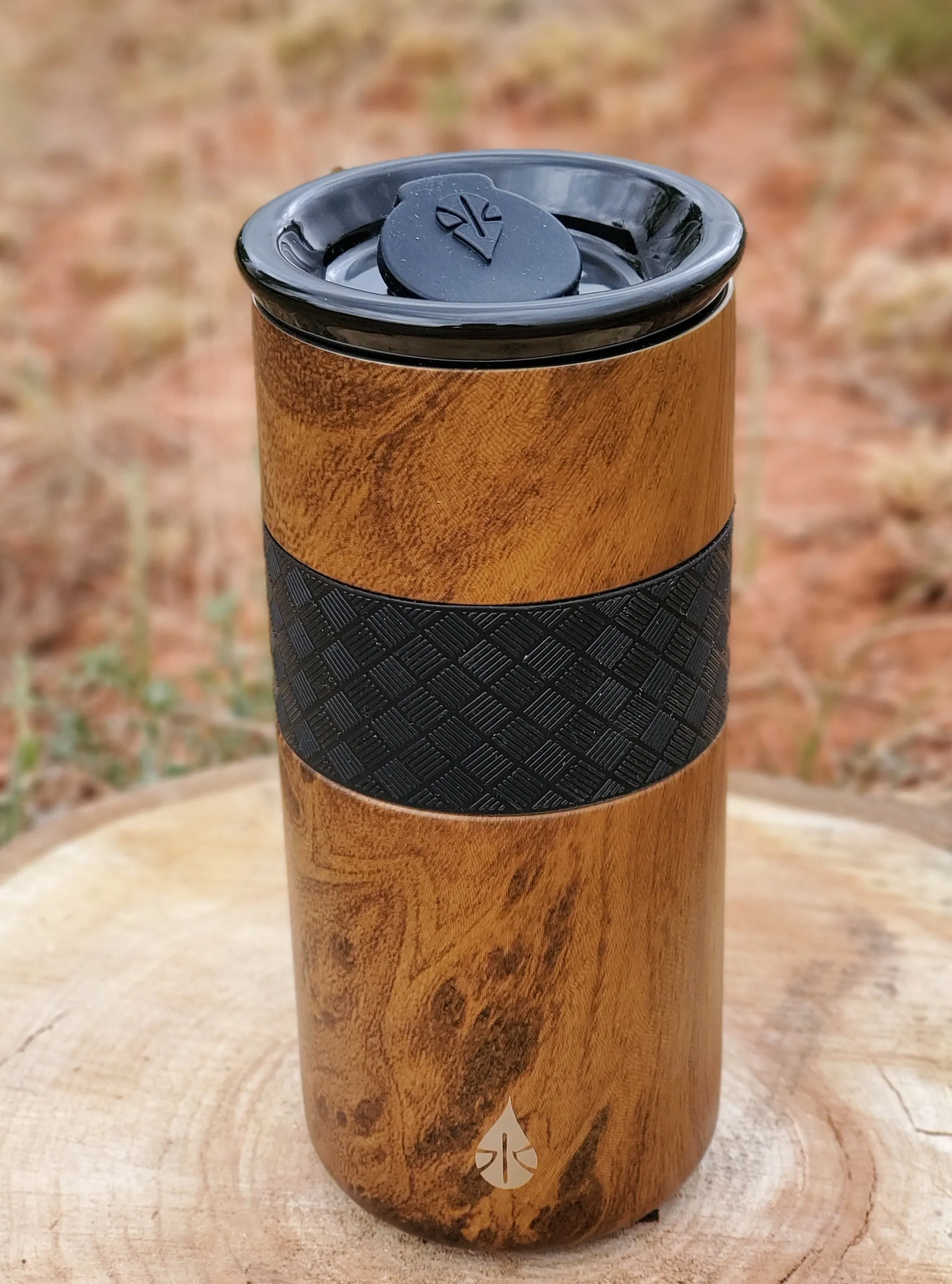Teak Wood Tumbler and Water Bottle